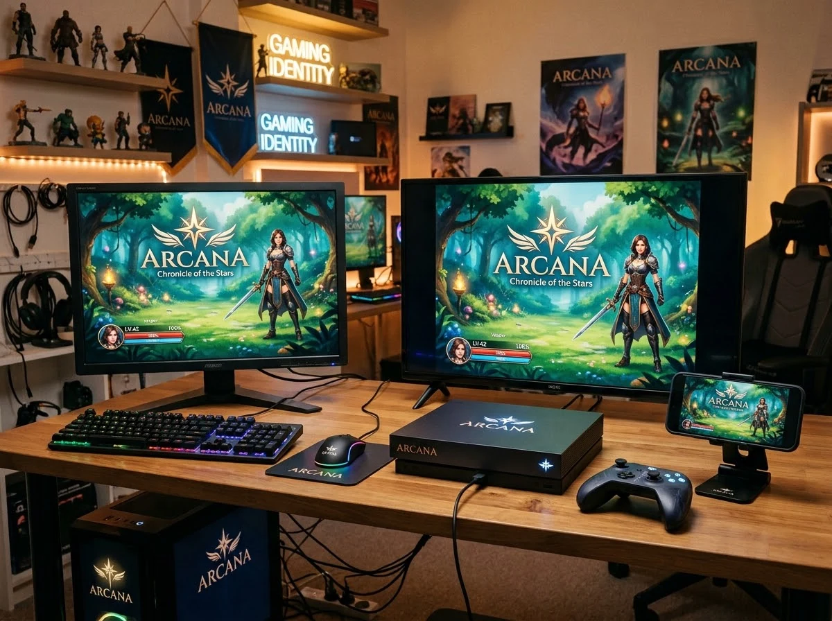 Consistent gaming name identity across multiple gaming platforms.