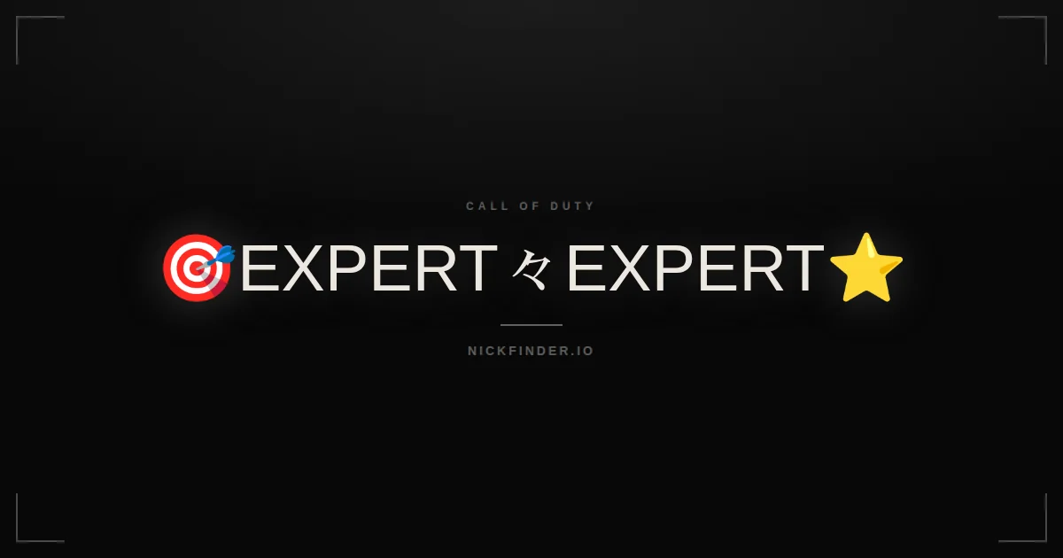 Expert Call of Duty names 2026 — decorated Unicode styles | NickFinder.io