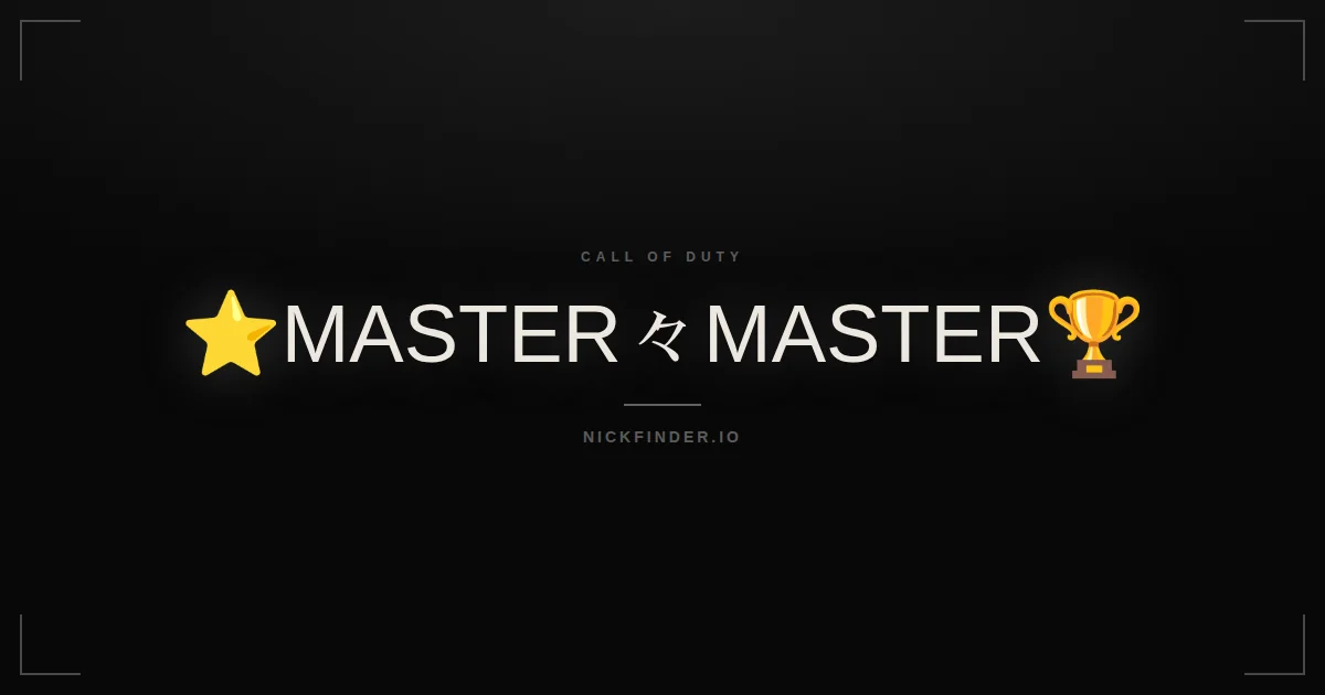 Master Call of Duty names 2026 — decorated Unicode styles | NickFinder.io