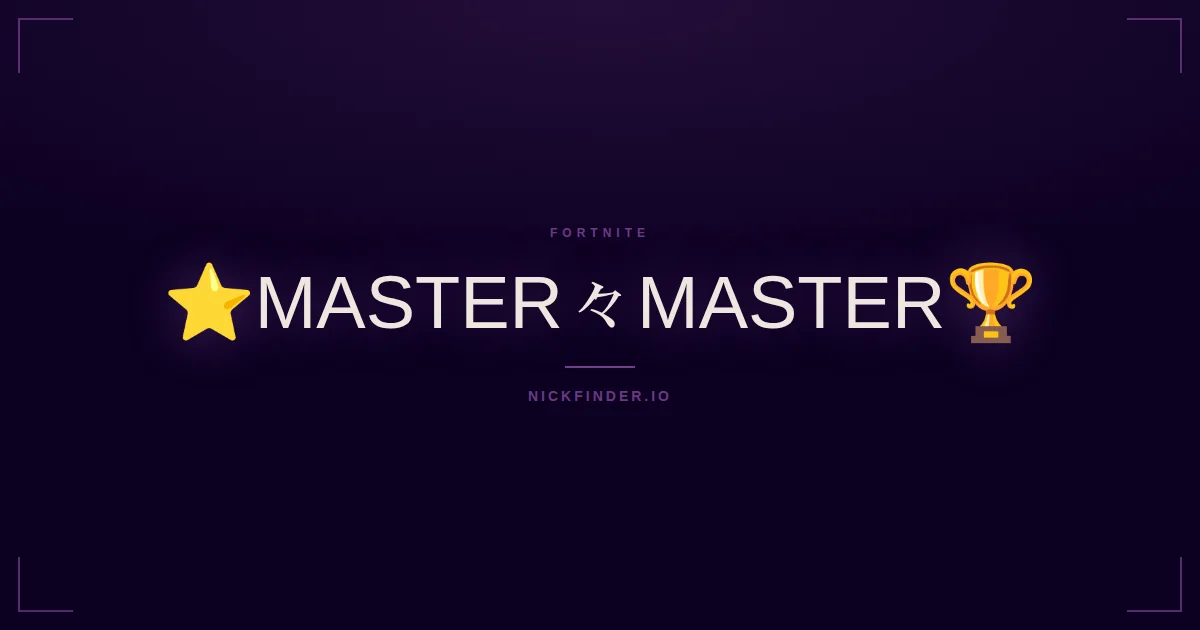 Master Fortnite names 2026 — decorated Unicode styles | NickFinder.io