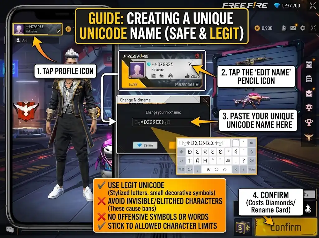 How to create a unique Unicode gaming name without getting banned — complete guide 2026 | NickFinder.io