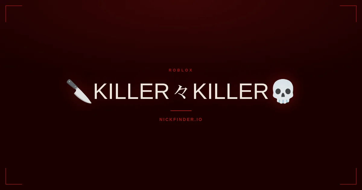 Killer Roblox names 2026 — decorated Unicode styles | NickFinder.io