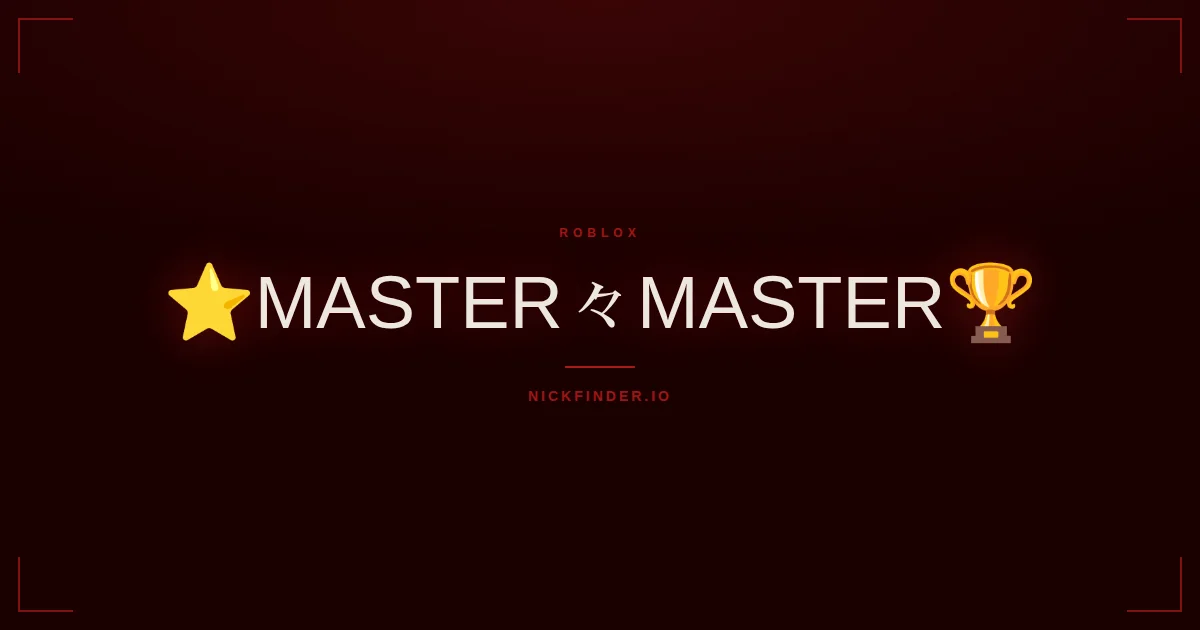 Master Roblox names 2026 — decorated Unicode styles | NickFinder.io