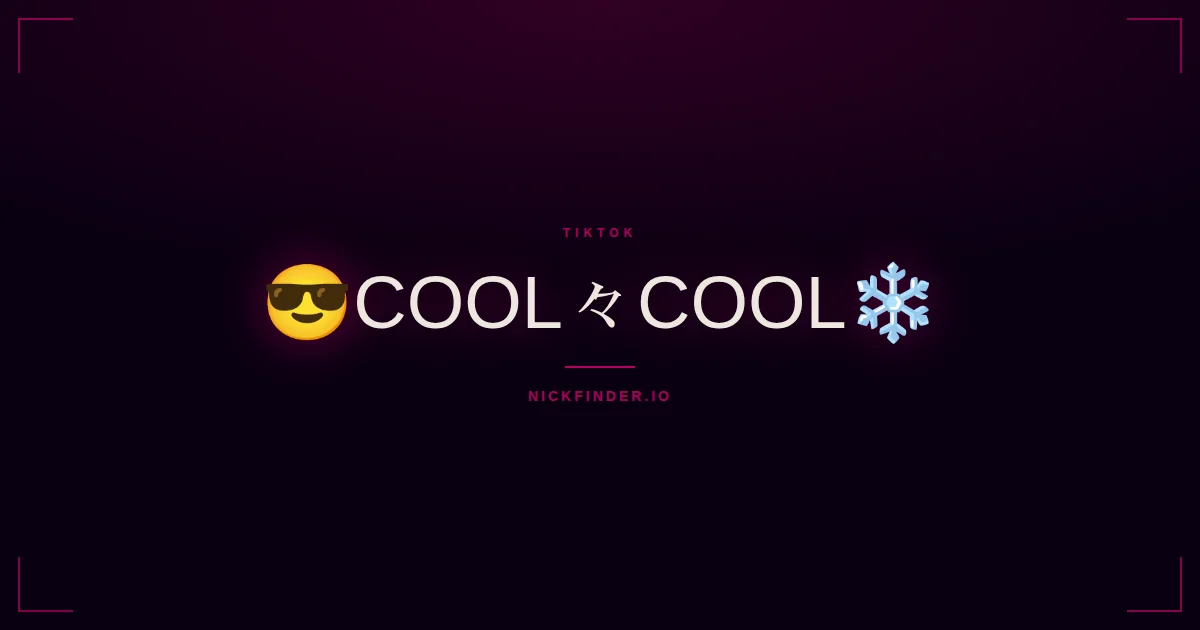 Cool TikTok names 2026 — decorated Unicode styles | NickFinder.io