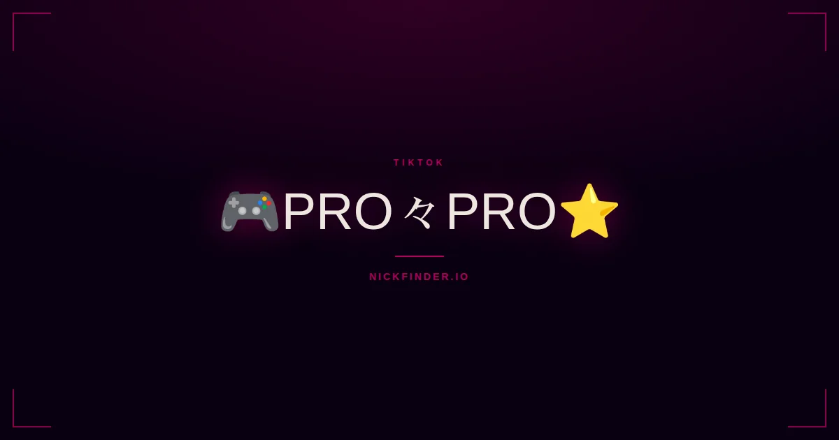 Pro TikTok names 2026 — decorated Unicode styles | NickFinder.io