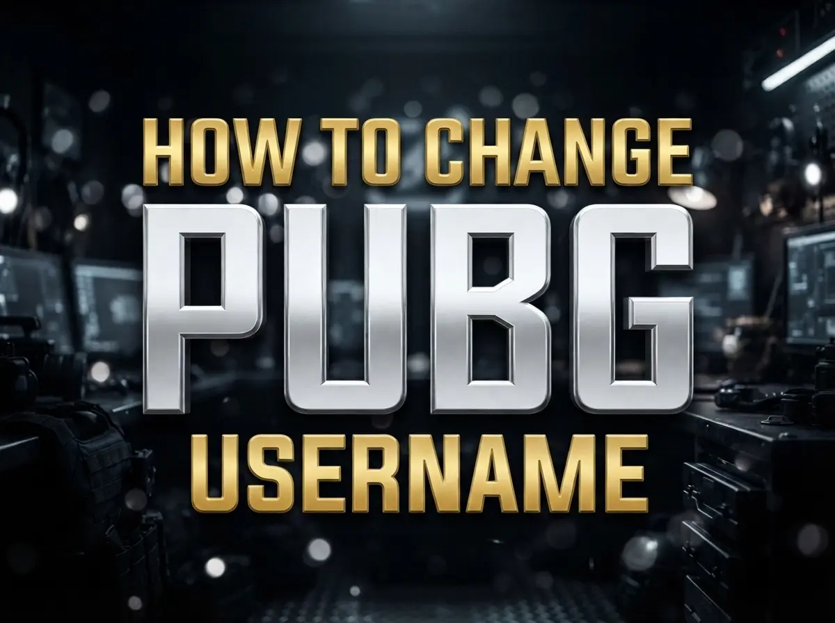 how to change pubg mobile username 2026 step by step guide
