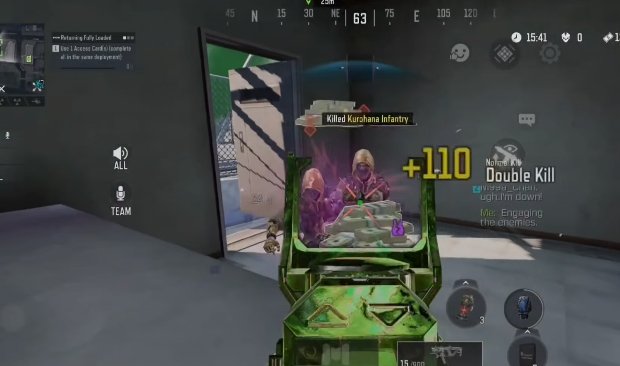 COD Mobile kill feed showing Unicode styled player names 2026