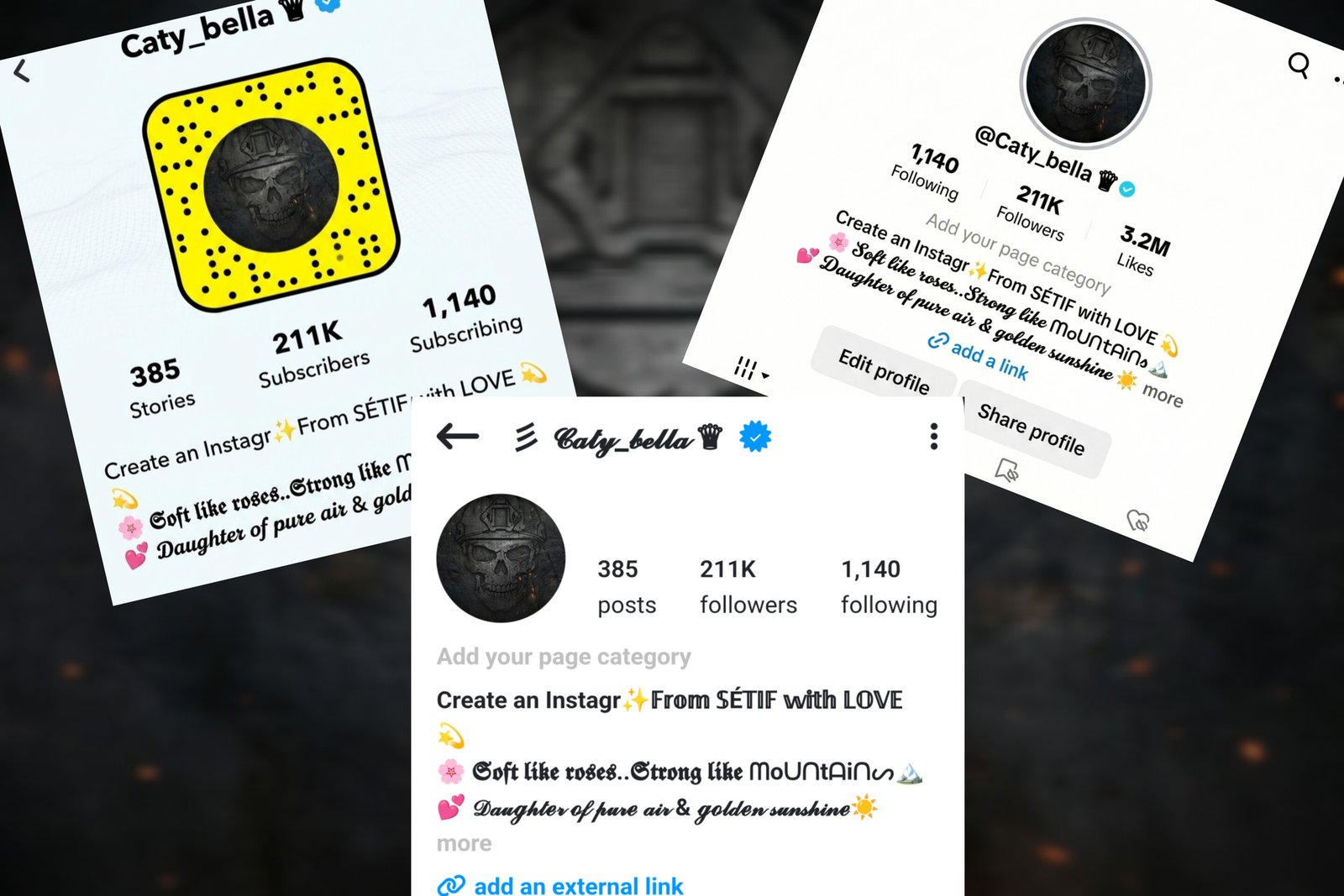 Female gaming names displayed across Free Fire, Roblox and TikTok platforms 2026