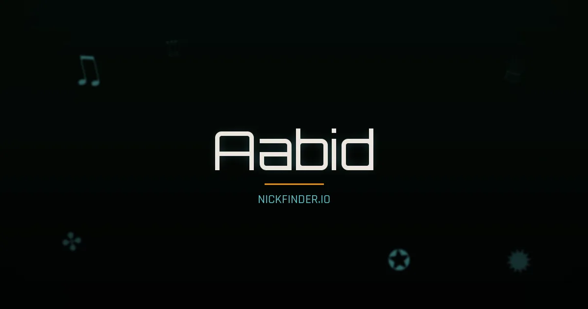 Aabid name meaning Honorable — Arabic origin | NickFinder.io