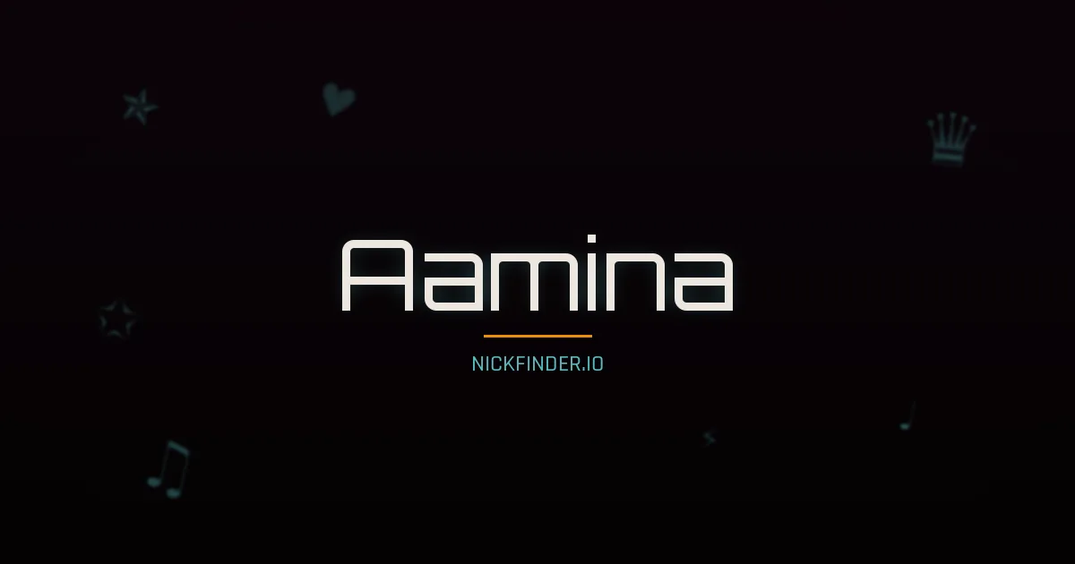 Aamina name meaning Honorable — Arabic origin | NickFinder.io