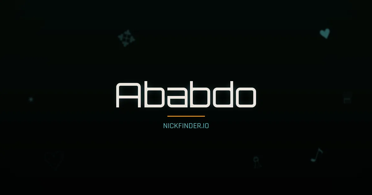 Ababdo name meaning Faithful — Portuguese origin | NickFinder.io