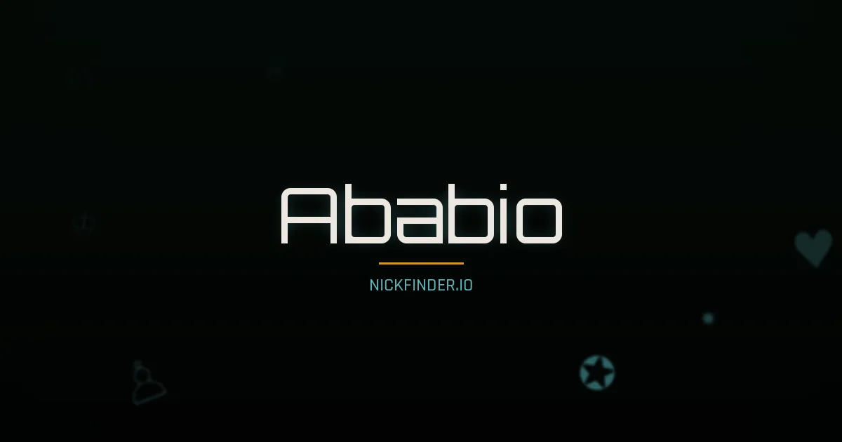 Ababio name meaning Faithful — Portuguese origin | NickFinder.io