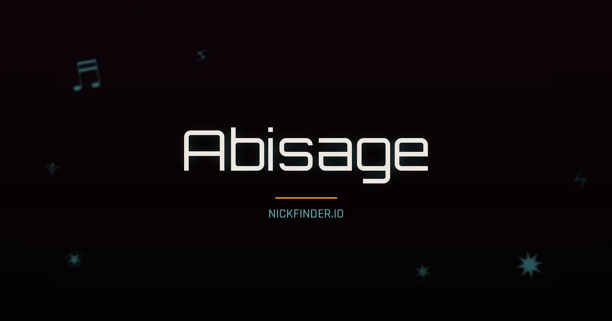 Abisage name meaning Joyful — Portuguese origin | NickFinder.io