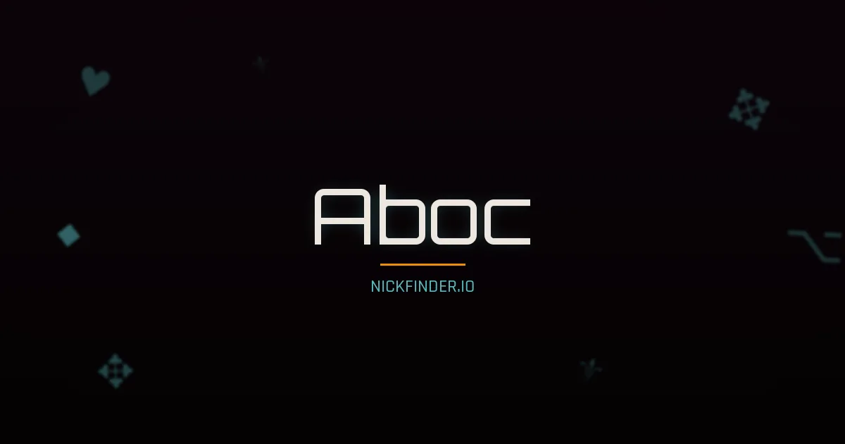Aboc name meaning Brave heart — Portuguese origin | NickFinder.io