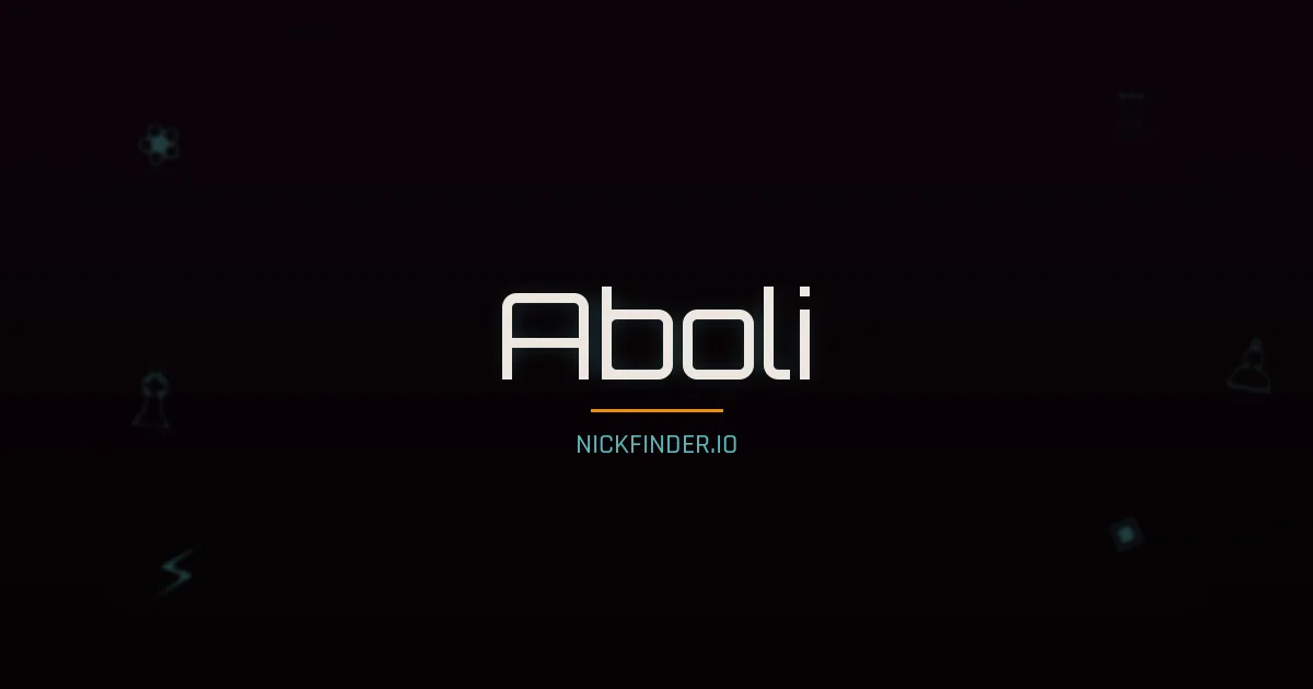Aboli name meaning Gracious — Portuguese origin | NickFinder.io
