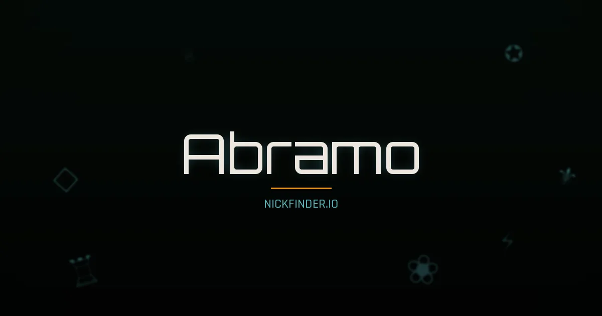 Abramo name meaning Radiant — Italian origin | NickFinder.io