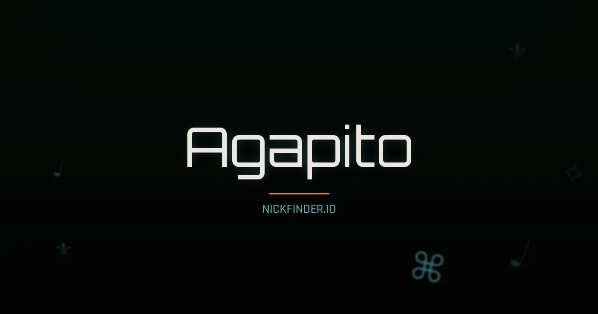 Agapito name meaning Justo — Spanish origin | NickFinder.io