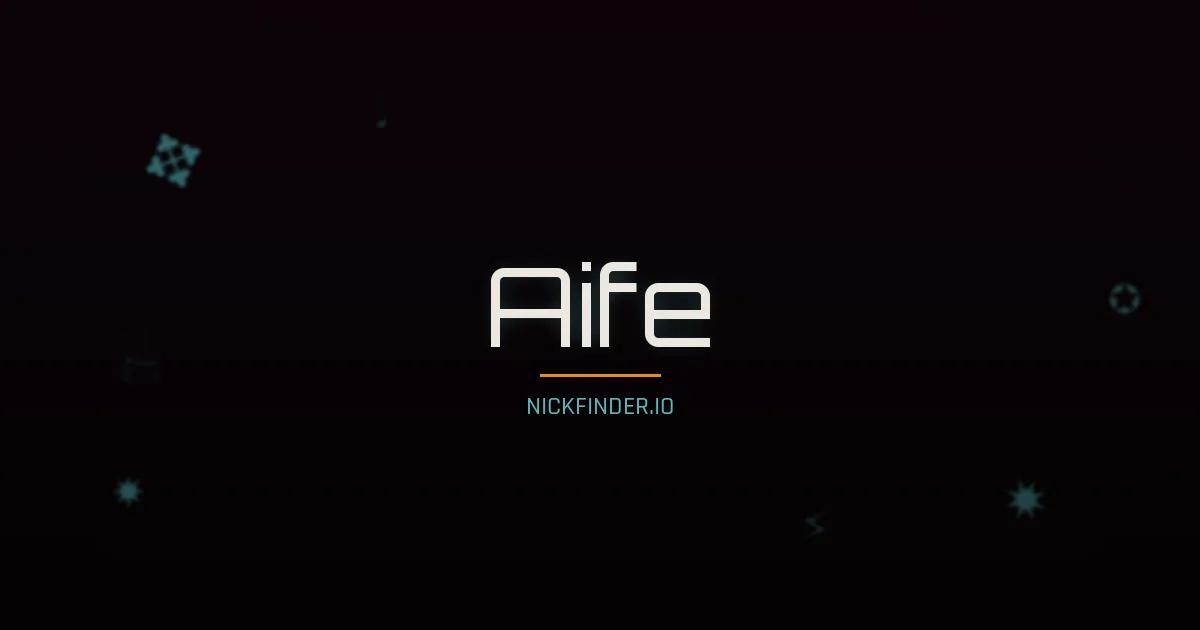 Aife name meaning Noble soul — Turkish origin | NickFinder.io