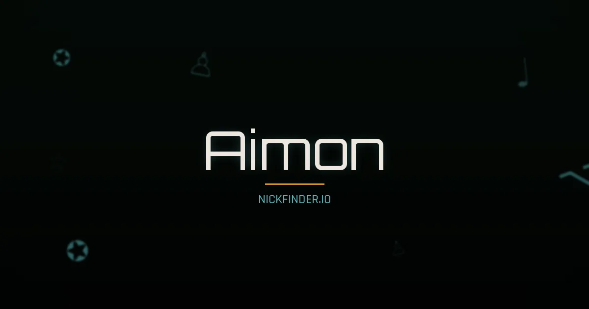 Aimon name meaning Pur — French origin | NickFinder.io