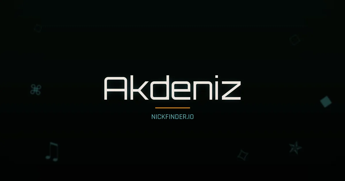 Akdeniz name meaning Brave hero — Turkish origin | NickFinder.io