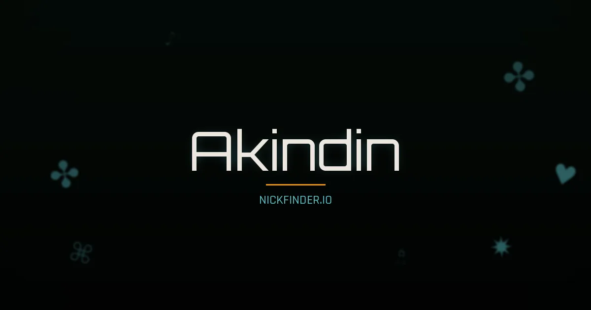 Akindin name meaning Blessed — Russian origin | NickFinder.io