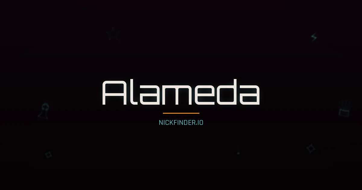 Alameda name meaning Eterno — Spanish origin | NickFinder.io