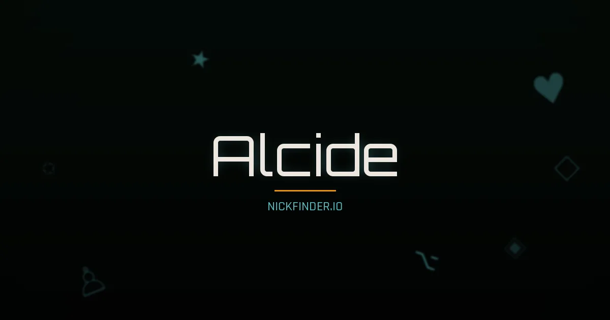 Alcide name meaning Divine gift — Italian origin | NickFinder.io
