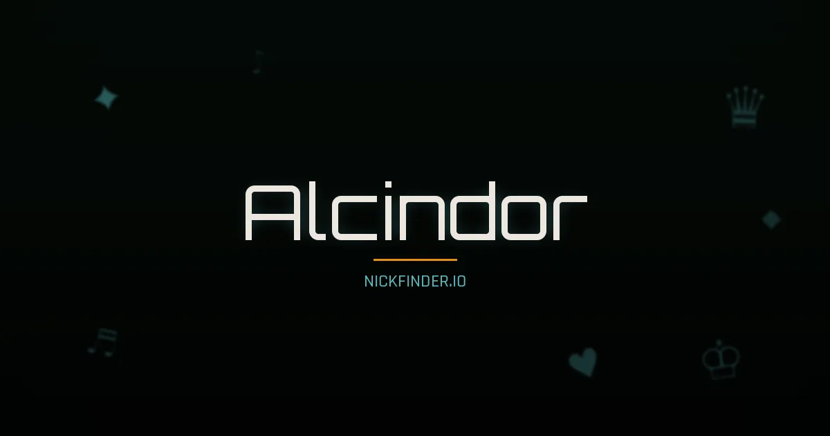 Alcindor name meaning Gracieux — French origin | NickFinder.io