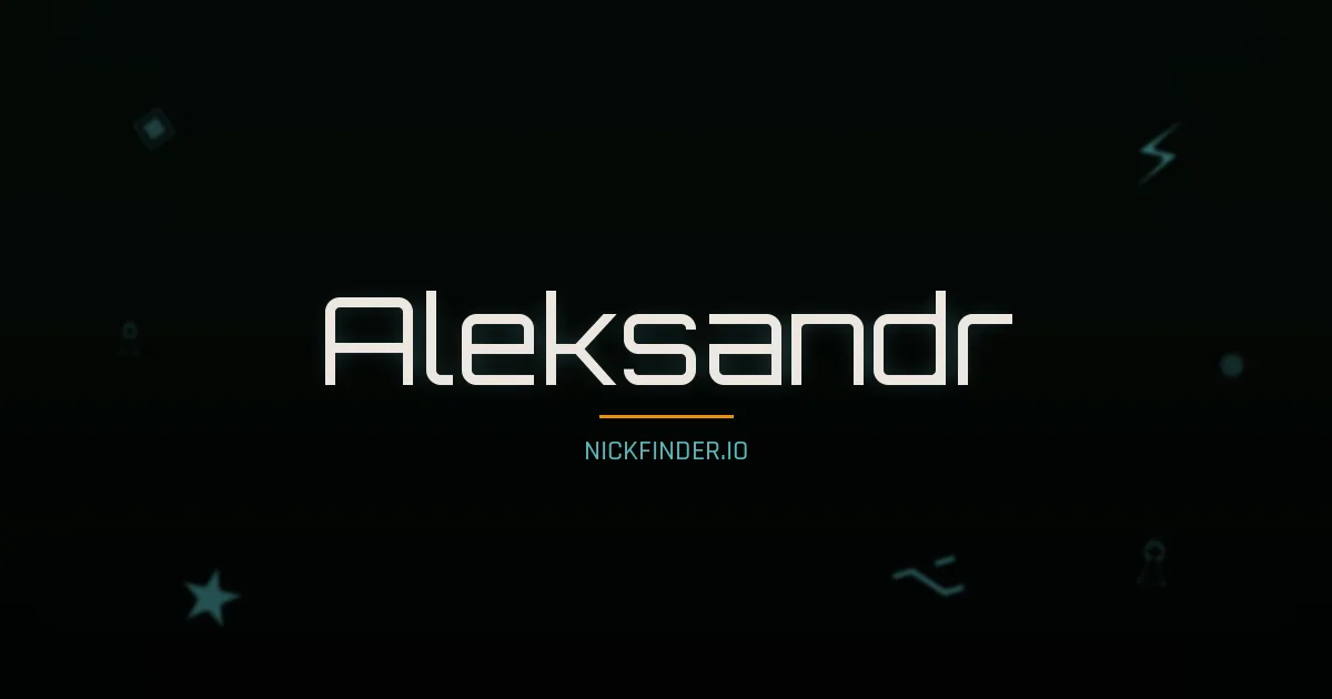 Aleksandr name meaning God's gift — Russian origin | NickFinder.io