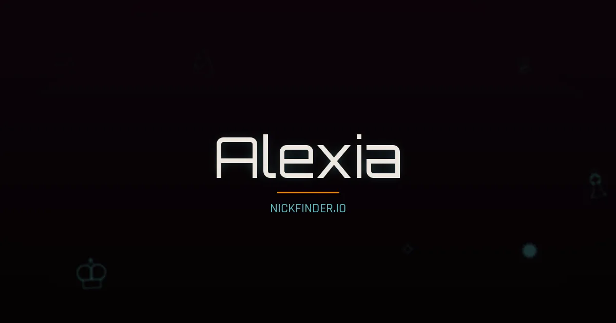 Alexia name meaning Divin — French origin | NickFinder.io
