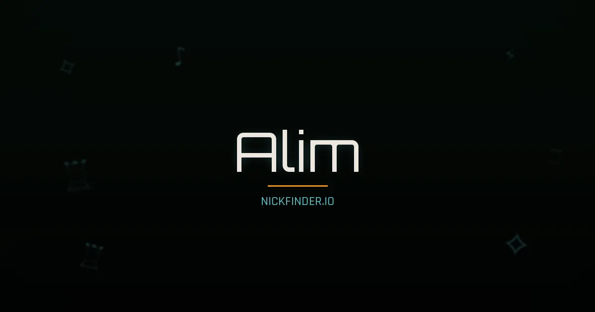 Alim name meaning Generous — Arabic origin | NickFinder.io