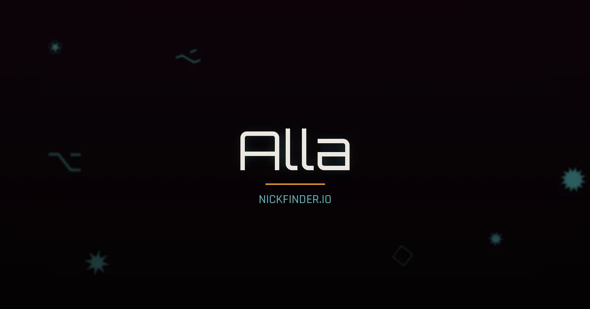 Alla name meaning Victorious — Russian origin | NickFinder.io