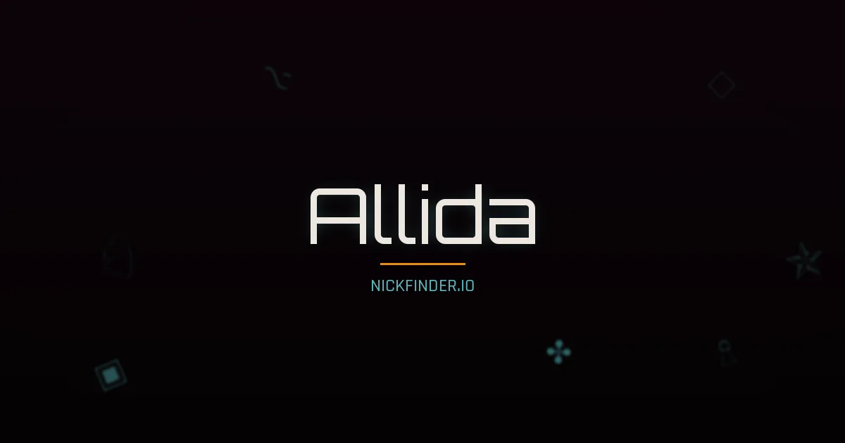 Allida name meaning Radiant — Italian origin | NickFinder.io