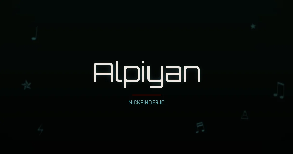 Alpiyan name meaning Bright flame — Russian origin | NickFinder.io