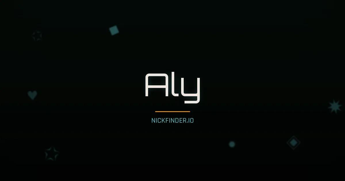 Aly name meaning Divine — Arabic origin | NickFinder.io