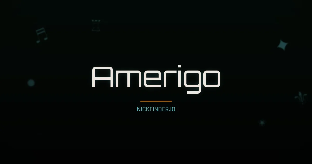 Amerigo name meaning Gracious — Italian origin | NickFinder.io