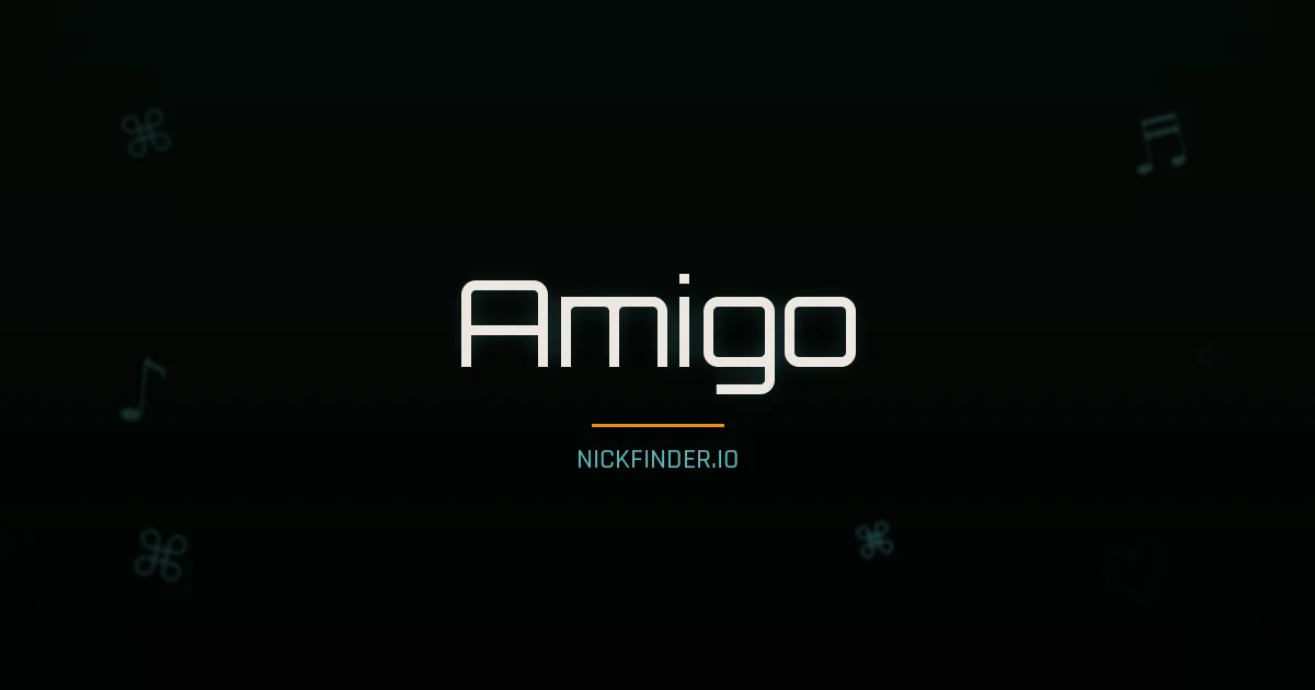 Amigo name meaning Divino — Spanish origin | NickFinder.io