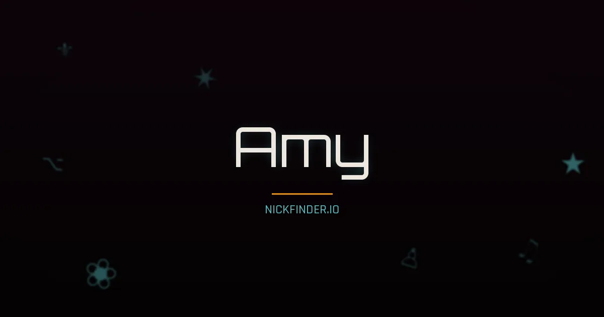 Amy name meaning Light bearer — English origin | NickFinder.io