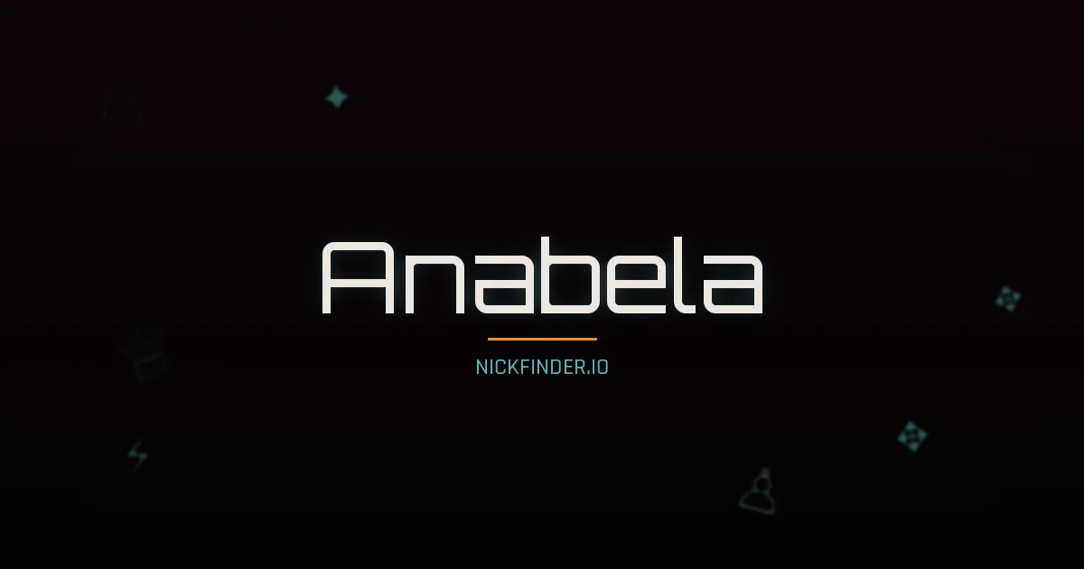 Anabela name meaning Blessed — Portuguese origin | NickFinder.io