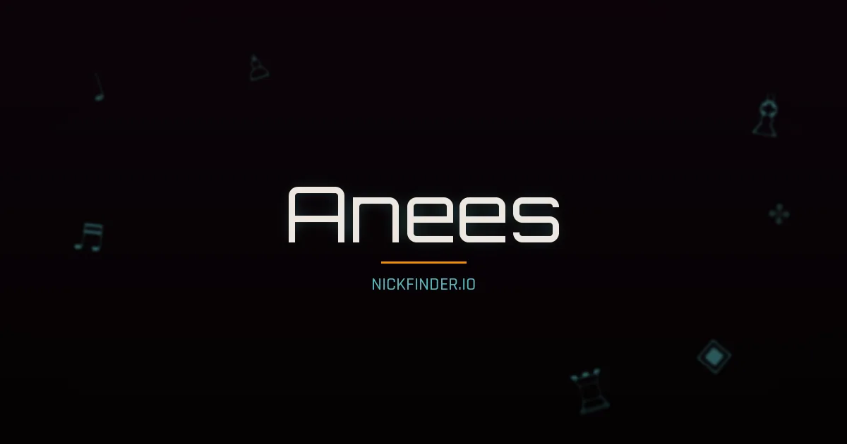 Anees name meaning Honorable — Arabic origin | NickFinder.io