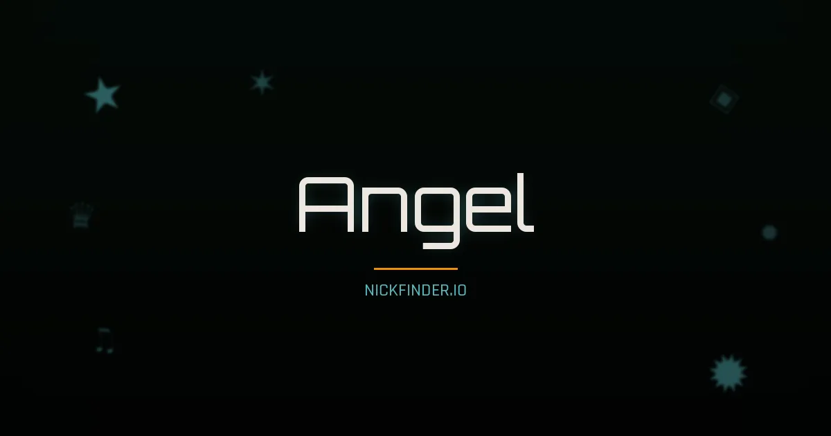 Angel name meaning Noble heart — English / Spanish origin | NickFinder.io