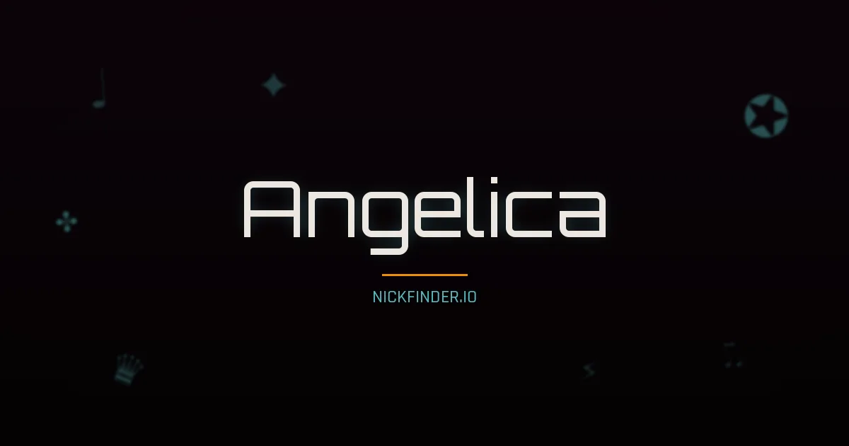 Angelica name meaning Noble spirit — Portuguese origin | NickFinder.io
