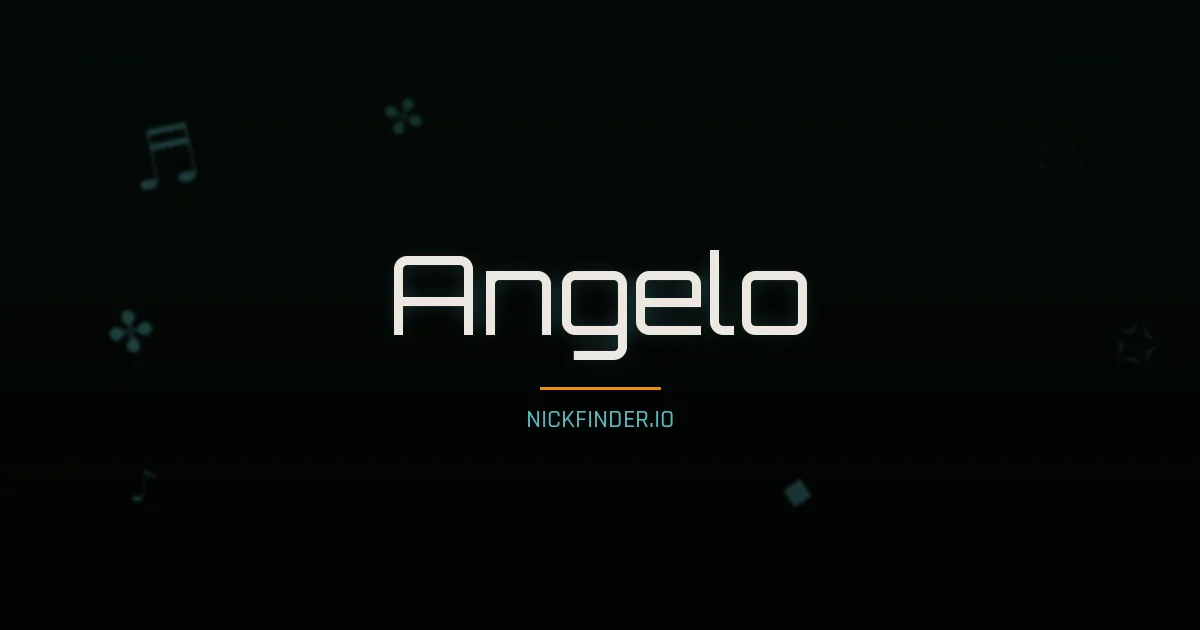 Angelo name meaning Noble soul — Italian origin | NickFinder.io