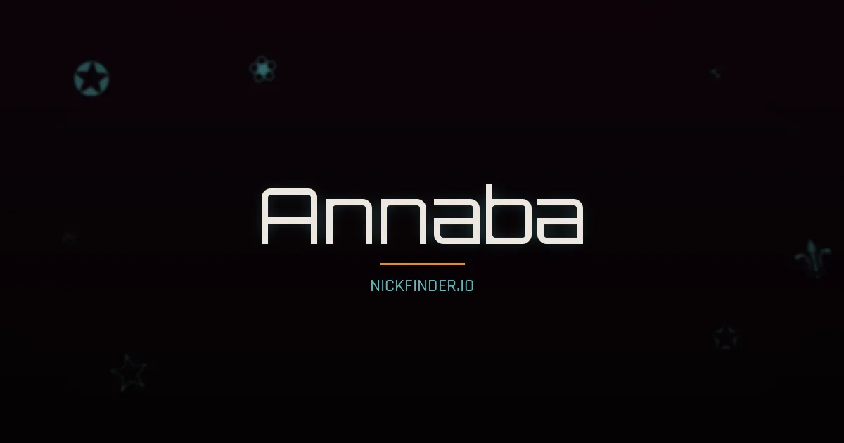 Annaba name meaning Blessed — Arabic origin | NickFinder.io