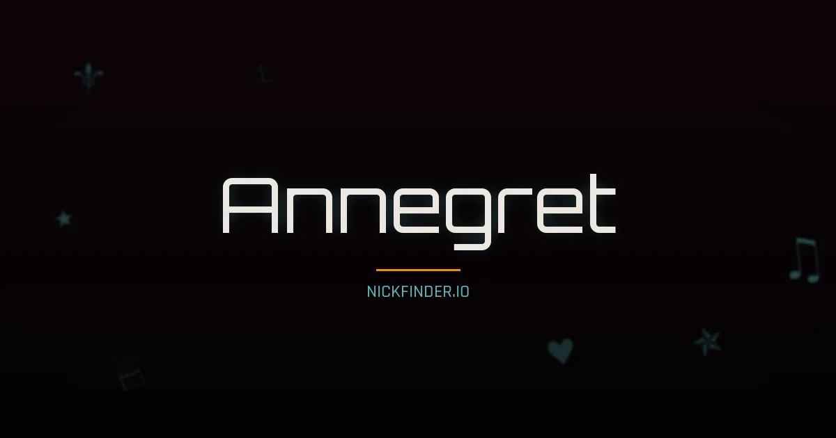 Annegret name meaning Grace, pearl — German origin | NickFinder.io