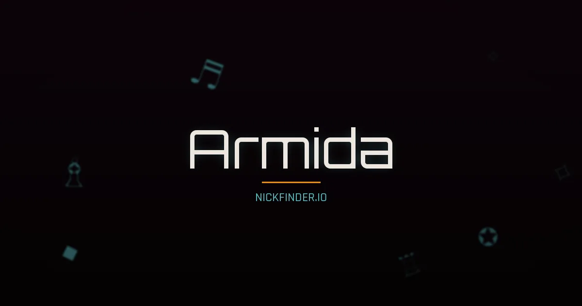 Armida name meaning Pure beauty — Italian origin | NickFinder.io