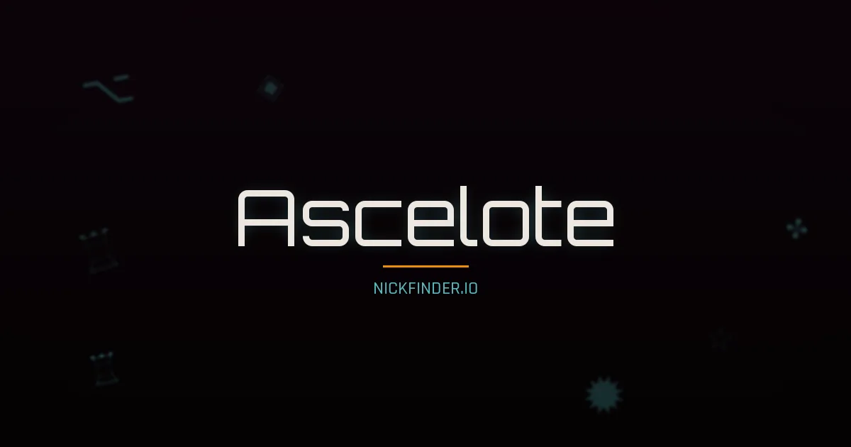 Ascelote name meaning Sage — French origin | NickFinder.io