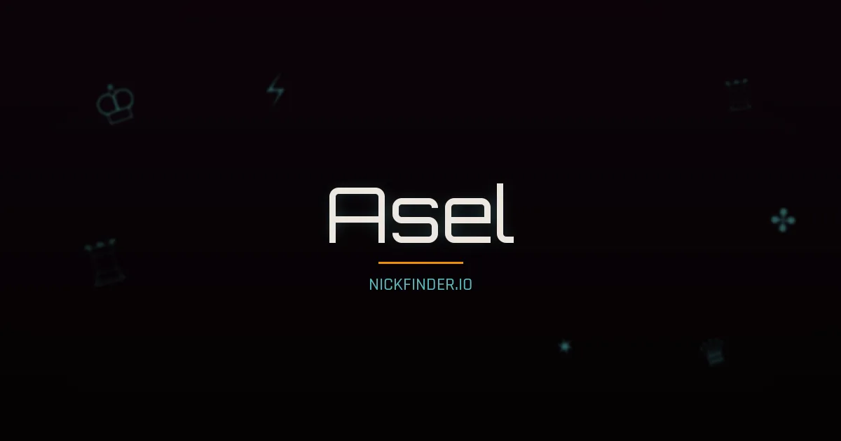 Asel name meaning Eternal — Turkish origin | NickFinder.io