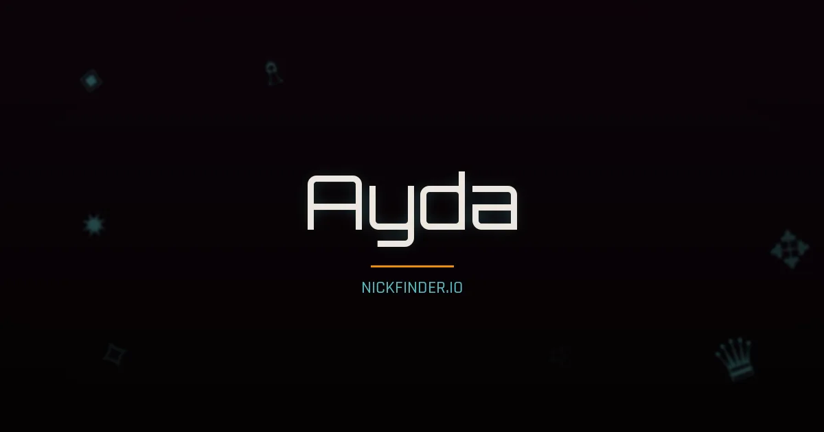 Ayda name meaning Visitor, returning — Arabic origin | NickFinder.io