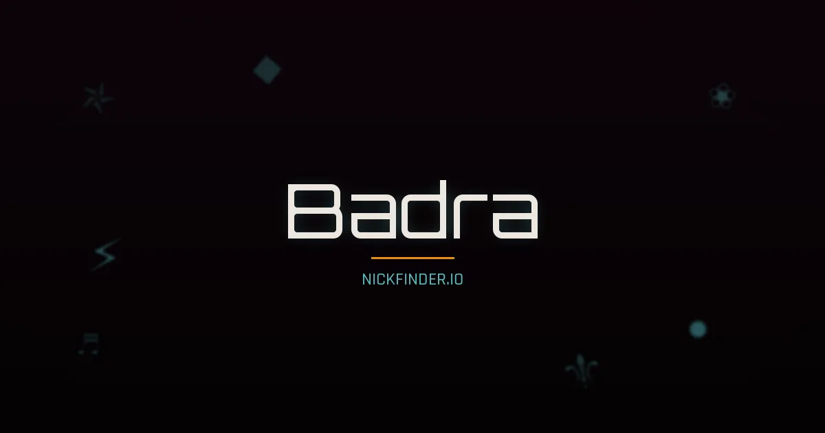 Badra name meaning Honorable — Arabic origin | NickFinder.io